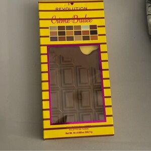 I Heart Revolution Crème Brûlée Eyeshadow Palette - Yellow Packaging